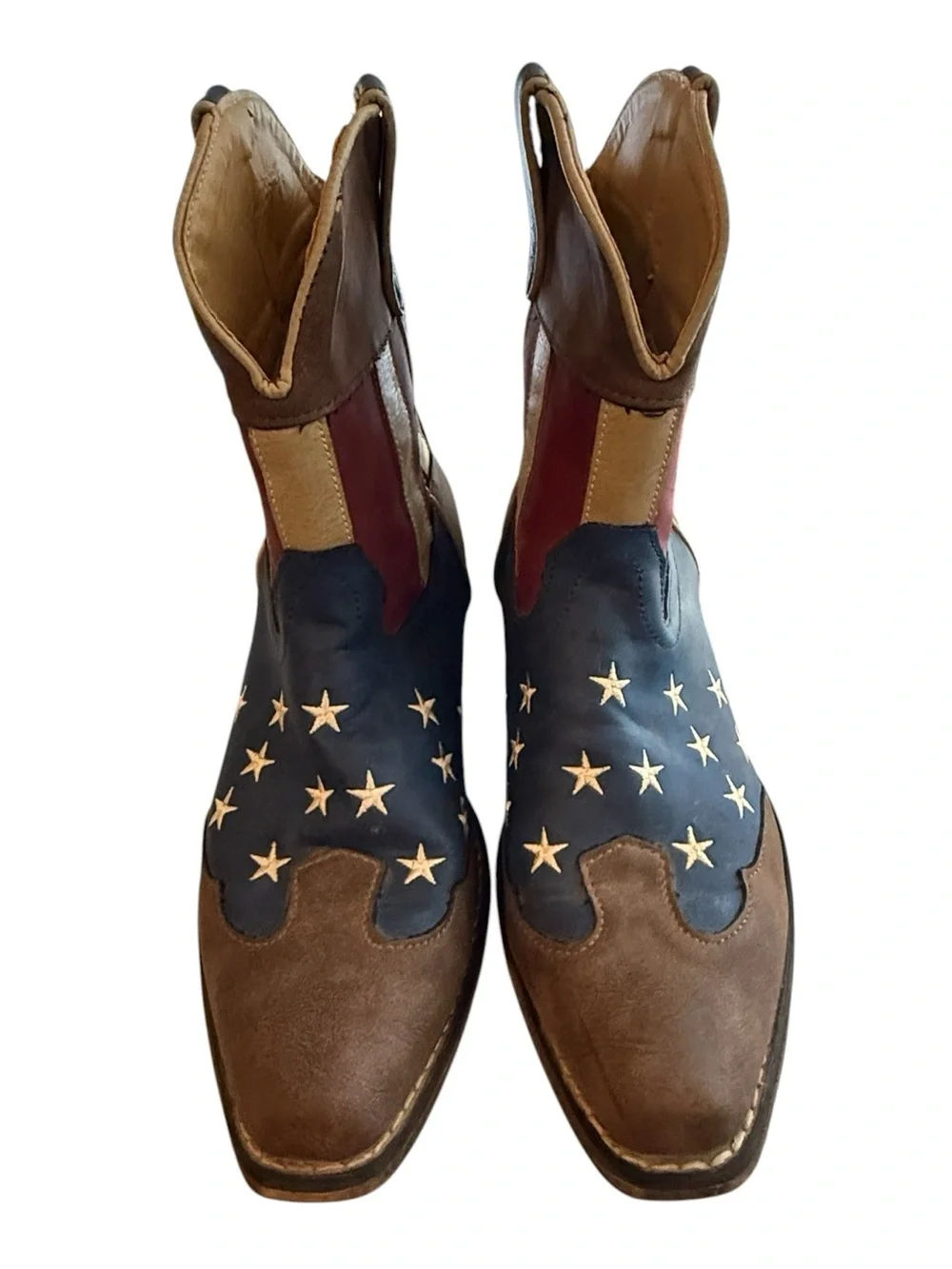 Roper USA Flag Cowgirl Boots Women’s Size 11 Patriotic Boots Rodeo July 4th - Picture 4 of 11